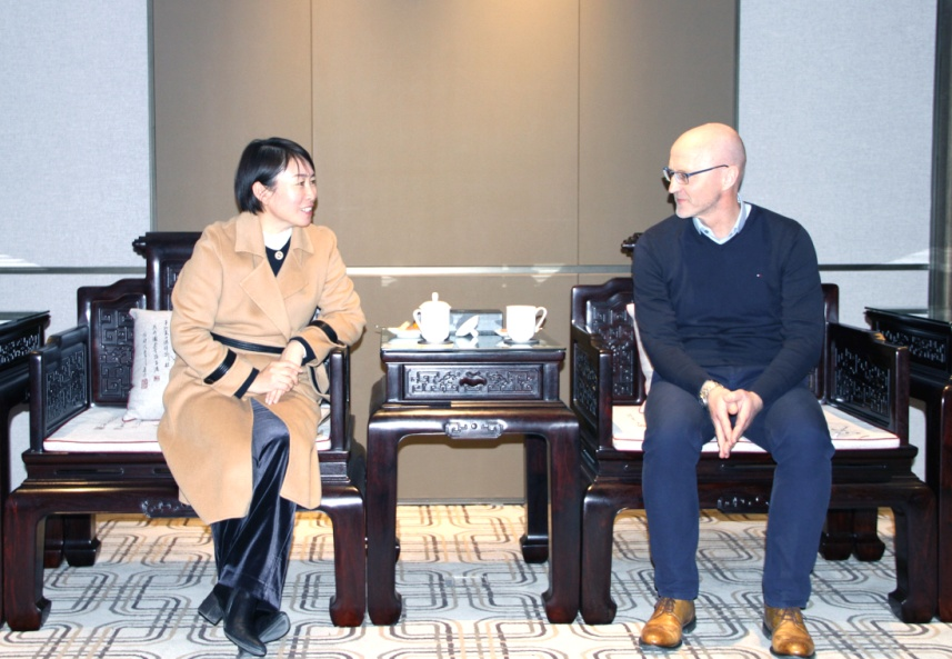 市委常委、臨朐縣委書記劉艷芳會(huì)見德國(guó)曼胡默爾集團(tuán)客人